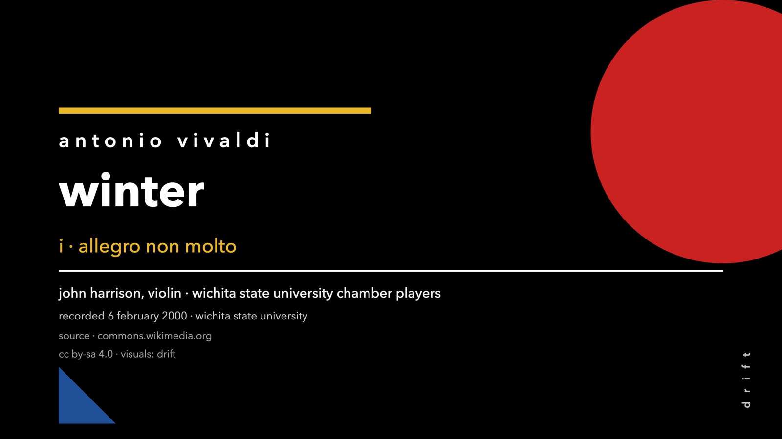 The Vivaldi title card