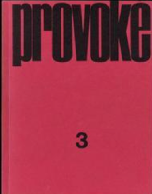 Provoke magazine, issue 3, 1969