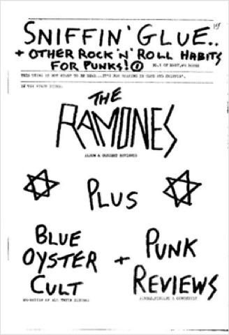 Sniffin' Glue punk zine cover