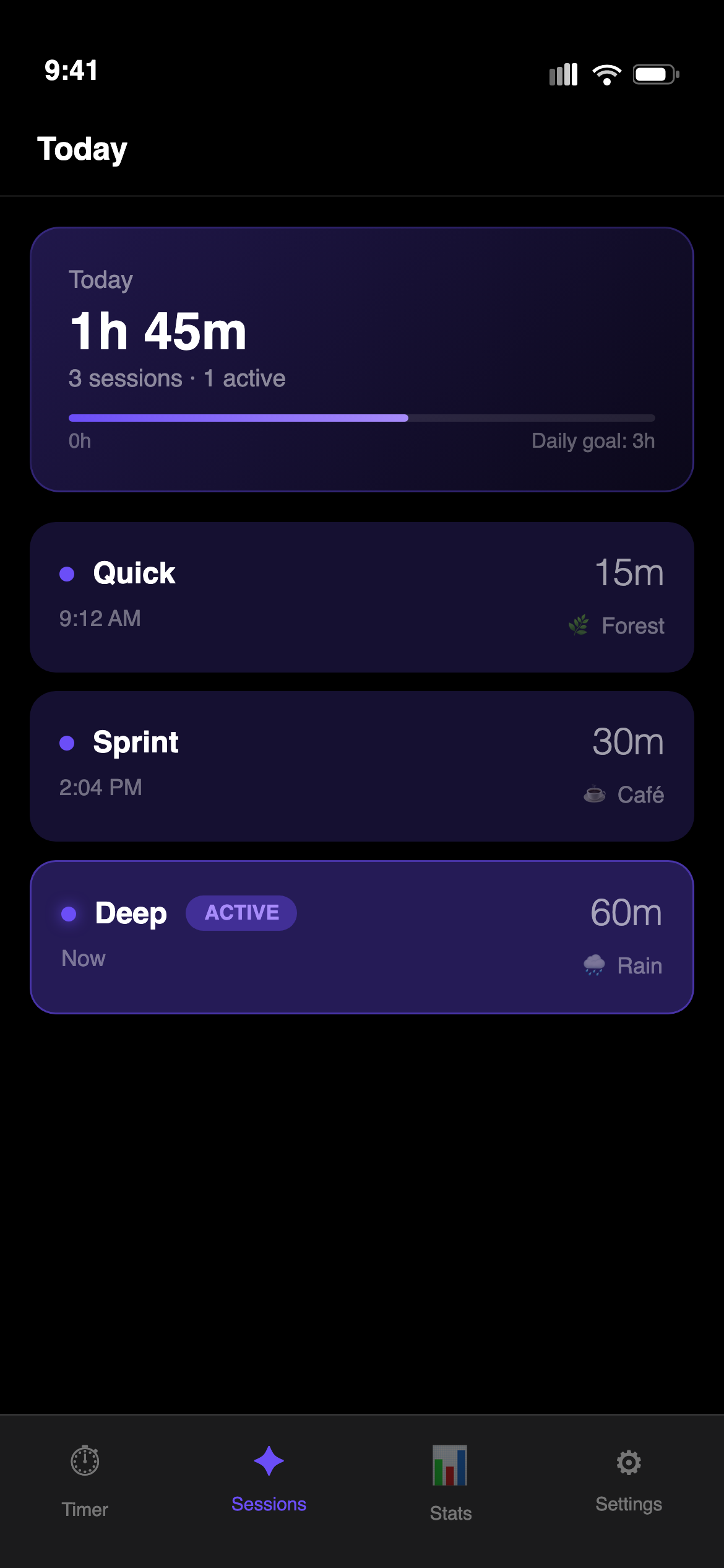 Flux third screen